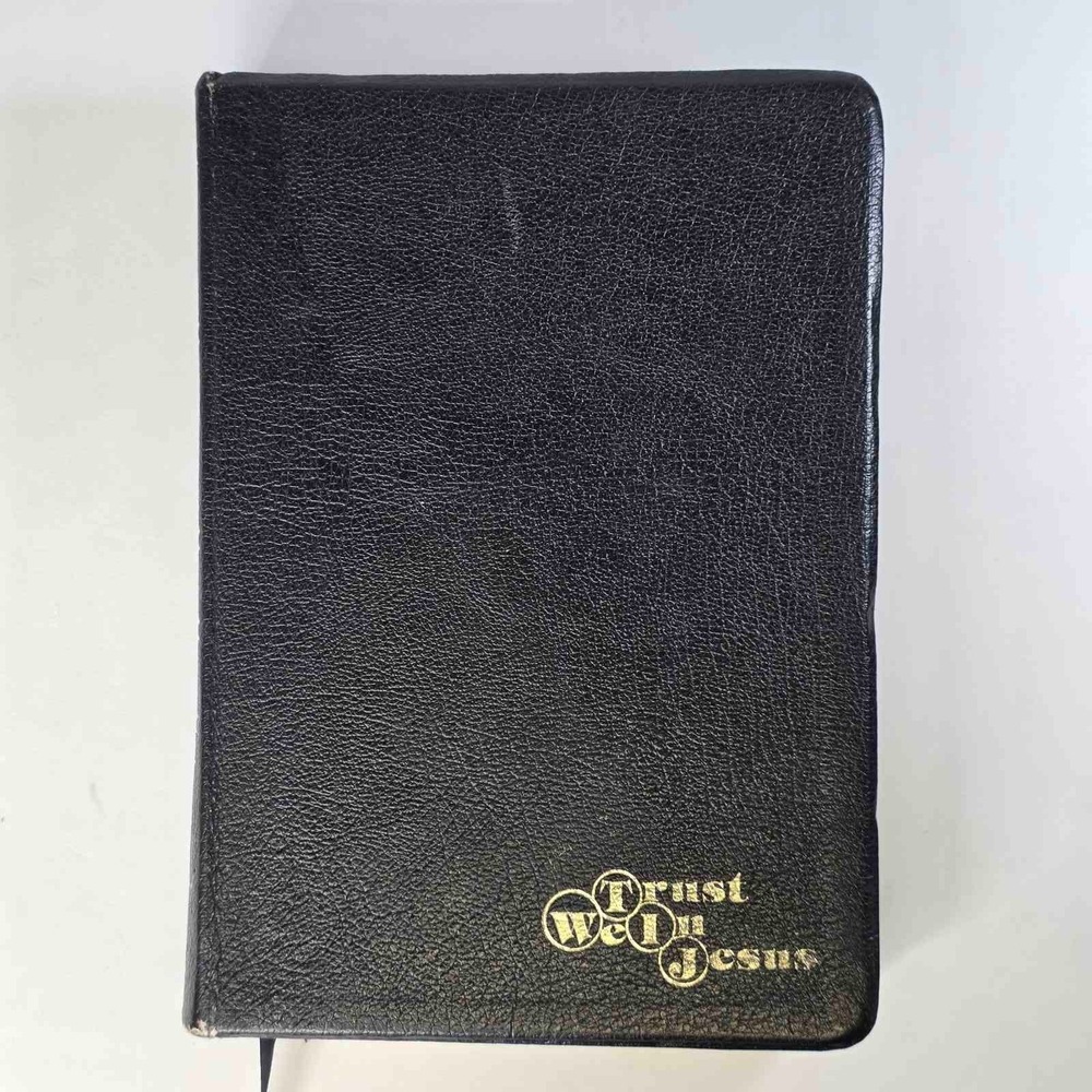 Holy Bible King James Version The Open Bible Nelson 1975 Trust We In Jesus Vtg